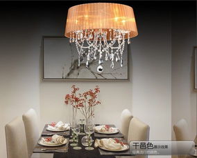 璀璨之选 凯都灯饰D05浪漫水晶吊灯，点亮家居艺术之美